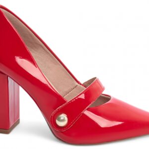 Sapato Scarpin Vermelho [65-13F]