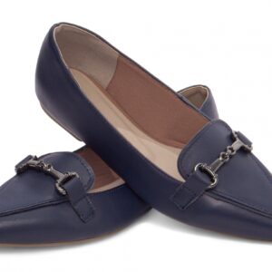 Sapatilha Mocassim Bico Fino Alongado Azul [40.123C]