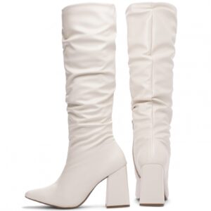 Bota Franzida Feminina Off White [1.001B]