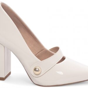 Sapato Scarpin Off White [65-13B]