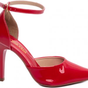 Sapato Scarpin Saia e Blusa Vermelho [9200-117D]