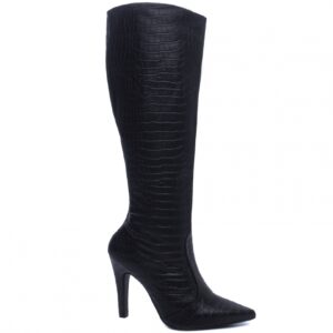 Bota Bico Fino Feminina Preto [65044A]