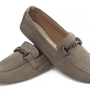 Mocassim Feminino Bico Alongado Cinza [70.018J]