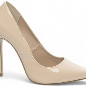 Sapato Scarpin Salto 12 Bege [80000B]