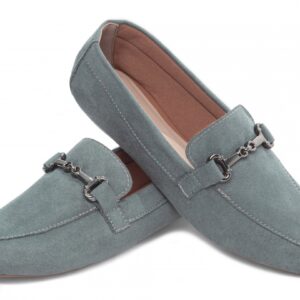 Mocassim Feminino Bico Alongado Azul [70.018I]