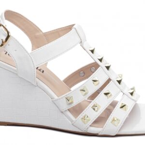 Sandália Anabela Feminina Branco [1.404B]