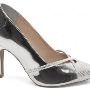 Sapato Scarpin Prata [68008B]