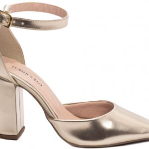 Sapato Scarpin Dourado [65-03G]