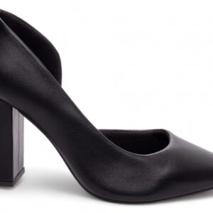 Sapato Scarpin Aberto do Lado Preto [65-05A]