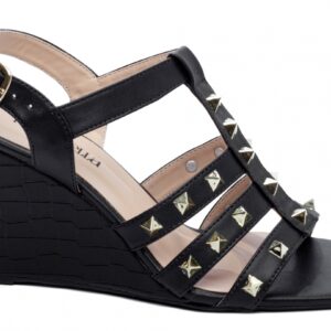 Sandália Anabela Feminina Preto [1.404A]