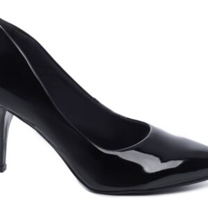 Sapato Scarpin Salto Fino Médio Preto [8000-02A_AR]
