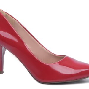 Sapato Scarpin Salto Fino Médio Vermelho [8000-02D_AR]