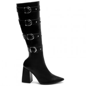 Bota Bico Fino Feminina Preto [67092A]