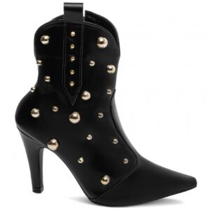 Bota Bico Fino Feminina Preto [67098A]