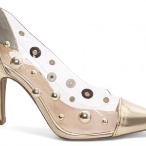 Sapato Scarpin Dourado [68006A]