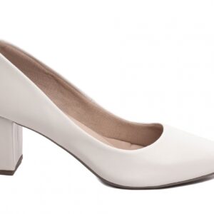 Sapato Scarpin Off White [601G]
