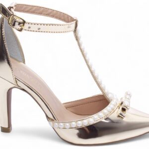 Sapato Scarpin Dourado [66058H]