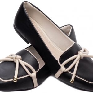 Mocassim Feminino Rasteiro Preto [456.012C]