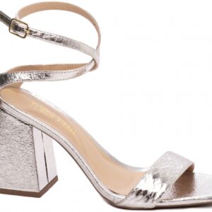 Sandália Feminina Prata [322B]