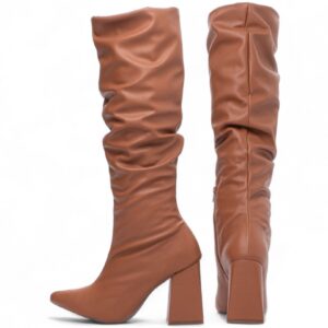 Bota Franzida Feminina Caramelo [1.001C]