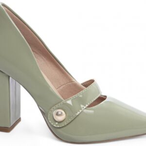 Sapato Scarpin Verde [65-13E]