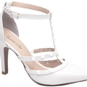 Sapato Scarpin Off White [65054C]
