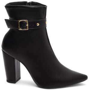 Bota Cano Curto Preto [65-16A]