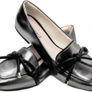 Mocassim Feminino Rasteiro Prata Velho [456.012G]